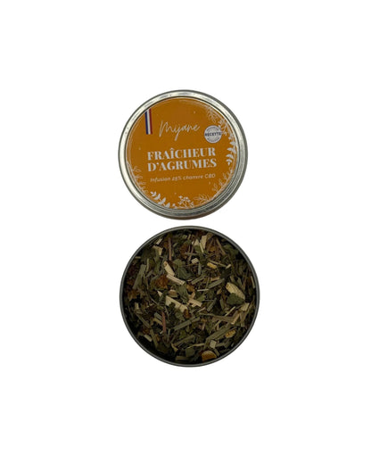 Infusion Fraîcheur d’Agrumes – CBD 25 % Mijane
